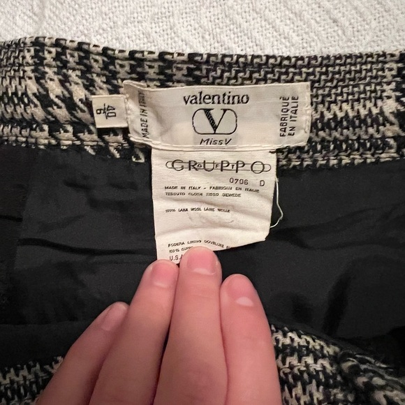 Valentino Houndstooth Skirt - Picture 2 of 2
